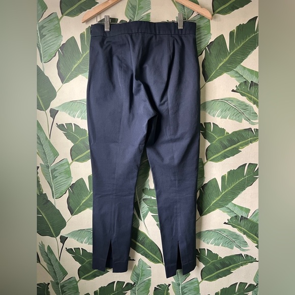 Everlane Trousers The Back Slit Navy Blue Size 6 - Picture 7 of 10